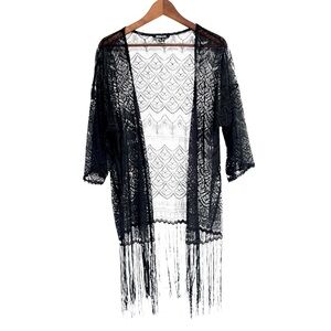 suiteblanco fringe coverup M